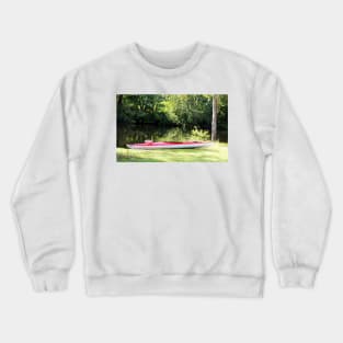 Red And White Kayak Crewneck Sweatshirt